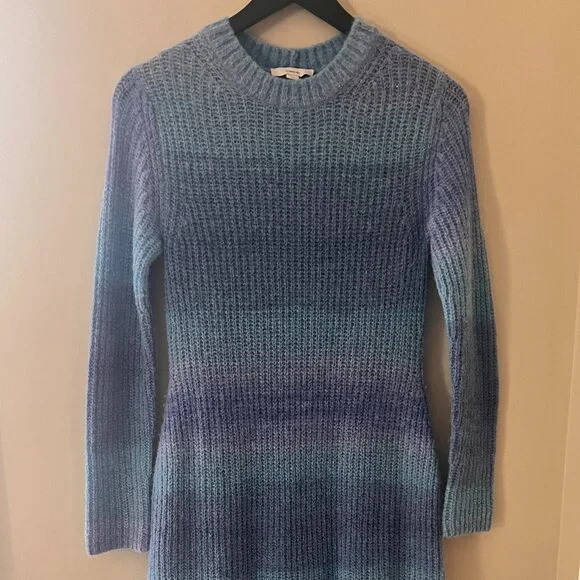 Vince Blue Gradient Maxi Dress - Picture 5 of 10